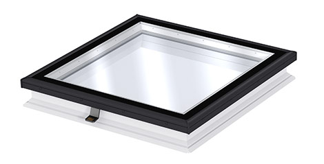 VELUX PLATDAKVENSTER VAST = GLAS + OPSTAND - OP BESTELLING